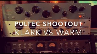 Pultec Shootout Warm Audio EQPWA Vs Klark Teknik EQPKT Shred Shed [upl. by Vijar609]