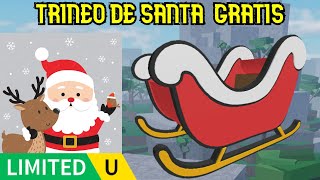 CONSIGUE TRINEO DE SANTA GRATIS EN ROBLOX 2023 [upl. by Odlanor]