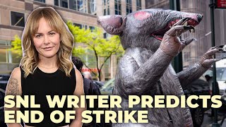 Rosebud Baker AKA SNL Writer Predicts When The Writers Strike Will End  KFCR Clip [upl. by Aivlis]