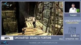 STUNFEST 2016 Uncharted Drakes Fortune Speedrun by Twispy [upl. by Alvera249]