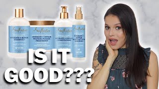 Shea Moisture Manuka Honey and Yogurt whole line REVIEW  DEMO [upl. by Cull]