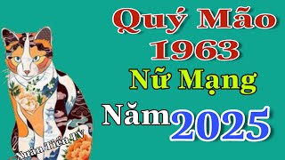 Tài Vận Quý Mão Nữ Mạng Năm 2025 Tránh Sự Hao Tổn Về Tài Chính [upl. by Ayat]