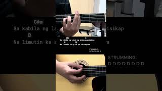 Ulan  Cueshe  Easy Guitar Chords Tutorial For Beginners CHORDS amp LYRICS guitarlesson [upl. by Lexerd]