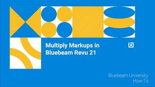 Multiply Markups in Bluebeam Revu 21 [upl. by Balliett]