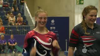 Chloe Russell Team Special Olympics GB Artistic Gymnastics Beam Performance [upl. by Naesar340]