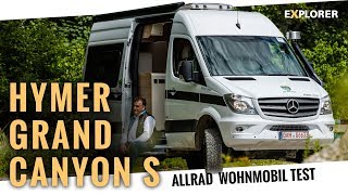 Hymer Grand Canyon S 4x4 – Ein kompaktes AllradWohnmobil im Test [upl. by Simara]