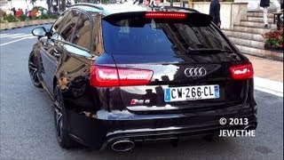 BRAND NEW 2013 Audi RS6 Avant C7 in Monaco Start up and Sound 1080p Full HD [upl. by Sedecrem302]