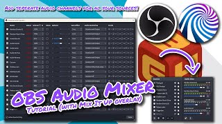 TUTORIAL Setting up seperate audio channels in OBS Studio  Mix It Up overlay [upl. by Nenney]