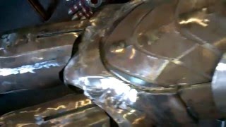 Steel Iron Man MK IV build 15  Exoskeleton fabrication complete [upl. by Illac998]