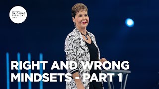 Right and Wrong Mindsets  Part 1  Joyce Meyer  Enjoying Everyday Life Teaching [upl. by Lieno]