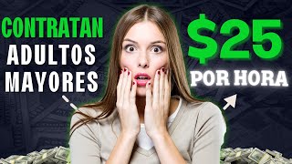 6 trabajos REMOTOS para MAYORES de 50 con ALTOS INGRESOS [upl. by Freiman]