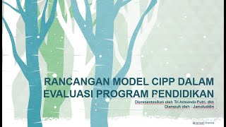 Rancangan Model CIPP dalam Evaluasi Program Pendidikan [upl. by Bubb]