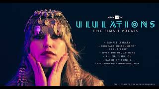 TRAILER 2  Epic Female Vocals ULULATIONS  Sample Library and Kontakt Instrument [upl. by Animlehliw]