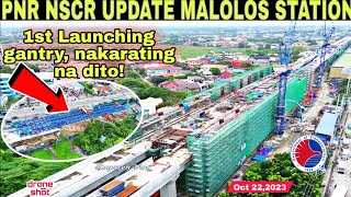 PNR NSCR UPDATE MALOLOS STATIONBulacanOct222023build3xbuild better more [upl. by Ayoj]