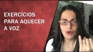 Aquecimento vocal  Exercícios para aquecer a voz  SOLTAR A VOZ [upl. by Anjali]