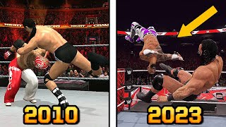 Drew McIntyre Finisher Evolution Future Shock DDT  Claymore Kick in WWE Games 2010  2023 [upl. by Arytal]