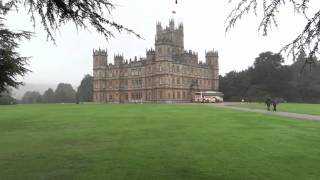 Highclere Castle  Downton Abbey in the TV Series Newbury England [upl. by Aihsak]