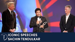 SACHIN TENDULKAR  Iconic Speech [upl. by Eltsirc962]