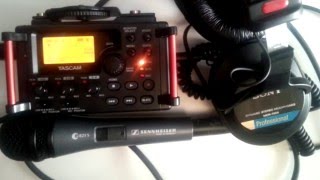 Tascam DR 60DmkII Audio Test 720p [upl. by Tory684]