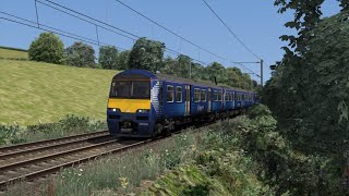 Train Simulator  AP Class 320  2E59 1414 Airdrie  Balloch [upl. by Giles706]