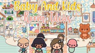 Baby And Kids Room Ideas  Snuggle Cubs Pack  Toca Life World [upl. by Corenda]