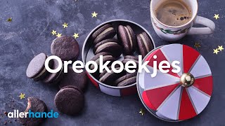 Oreokoekjes zelf bakken  Recept  Allerhande [upl. by Initirb]