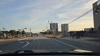 Driving in Downtown Moncton New Brunswick Sept 2024 [upl. by Repip]