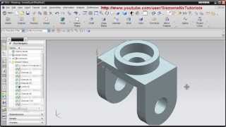 Siemens Nx CAD Basic Modeling Training Tutorial for Beginner  1  UG NX [upl. by Afihtan]