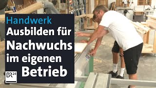 Handwerk Start ins neue Ausbildungsjahr  Abendschau  BR24 [upl. by Eirene]