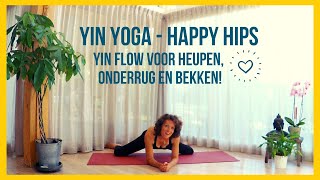 Yin yoga voor onderrug heupen en bekken  20 minuten  Nederlands gesproken [upl. by Aehtorod106]