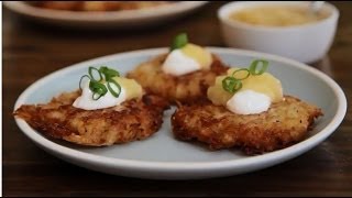 How to Make Potato Pancakes  Potato Recipes  Allrecipescom [upl. by Ecnerolf]