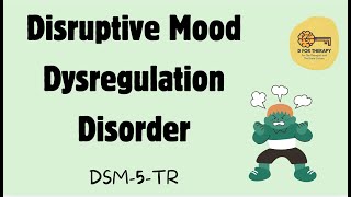 DMDDDisruptive Mood Dysregulation Disorder DSM5TR [upl. by Shira]