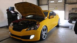 Genesis Coupe 38  BTRcc Tune  Final Dyno Run [upl. by Ayn725]