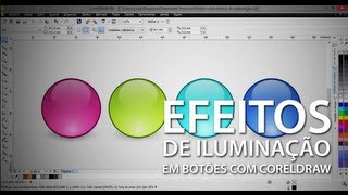 Crie efeitos de iluminação em botões no CorelDRAW [upl. by Aihsilef]