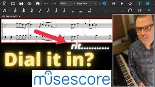 Can you add a natural ritardando and tempo changes in musescore [upl. by Gnol]