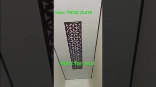 Pvc ceiling design बिना धूल अपने घर को सुंदर बनाएं वो भी 3 दिन में shorts [upl. by Madelaine]