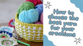 Complete Guide to Crochet Yarns Choose the Right Yarn for Every Project [upl. by Ardnaxila300]