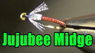 Jujubee Midge Fly Tying  Charlie Craven Fly Pattern [upl. by Atinad]