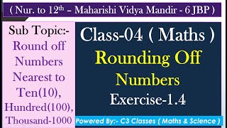 Rounding Off Numbers  Nearest to 10 100 1000  Class 4th Maths  By Shivendra Singh [upl. by Hardunn]