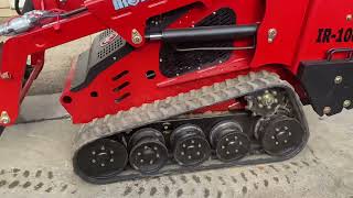 Iron Rhino 60” Power Broom on IR1000 Mini Skid Steer [upl. by Meedan385]