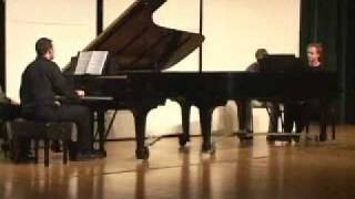 Debussy Prelude to the Afternoon of a Faun for 2 pianos [upl. by Ardisj]