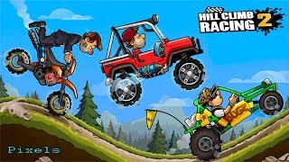 Hill Climb Racing 2  All Cars [upl. by Luaped277]