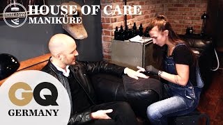 Hand und NagelpflegeRoutine für Männer  House of Care Tutorial  GQ Germany [upl. by Jena]