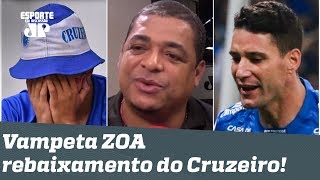 Vampeta IRONIZA Cruzeiro após rebaixamento quotdeixa eles se divertirem agoraquot [upl. by Maddocks]