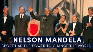 Nelson Mandelas Iconic Speech  quotSport has the power to change the worldquot  Full Version [upl. by Nagad]