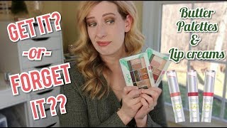 PHYSICIANS FORMULA BUTTER EYESHADOW PALETTES amp BUTTER LIP CREAMS  WORTH THE MONEY [upl. by Hajed]