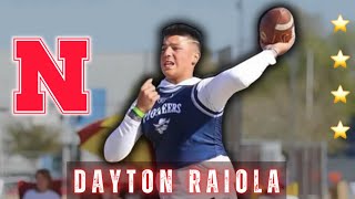 Dayton Raiola Recruitment UPDATE  Nebraska Closing In  Husker Football 2024 [upl. by Scotti]