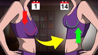 Chest Workout to INCREASE Chest Size Naturally LIFT FIRM and ENLIVEN your Breasts at Home [upl. by Ruhnke]