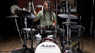 Alesis Strata Prime Electronic Drum Kit  Demo and Overview with Nathan Ricks [upl. by Lledyr288]