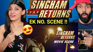 Singham Returns Movie  BEST SCENE Ajay Devgn  Rohit Shetty Reaction video [upl. by Kinson]